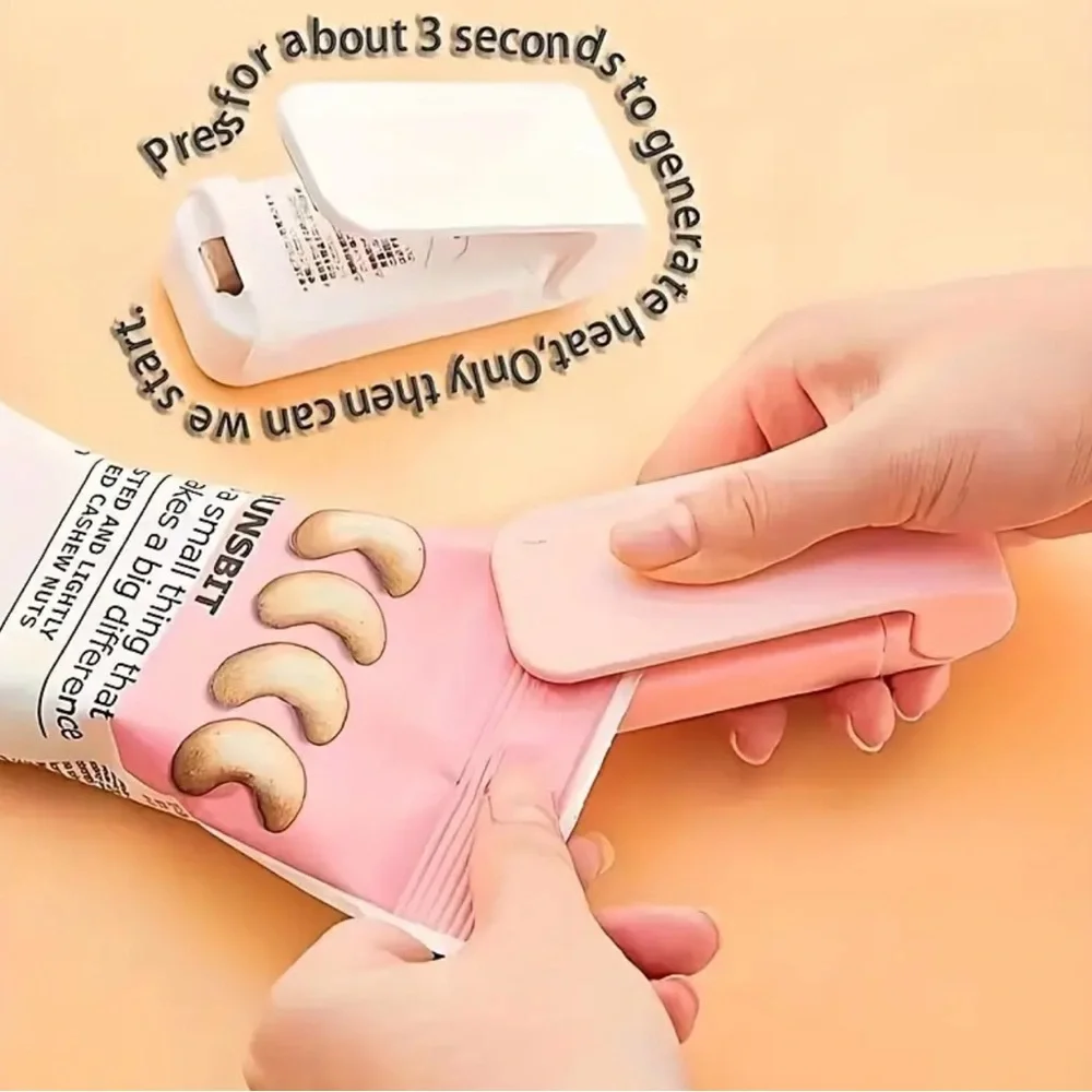 New - Effortless Vacuum Food Sealer Machine - Secure Heat Seal for Preservation